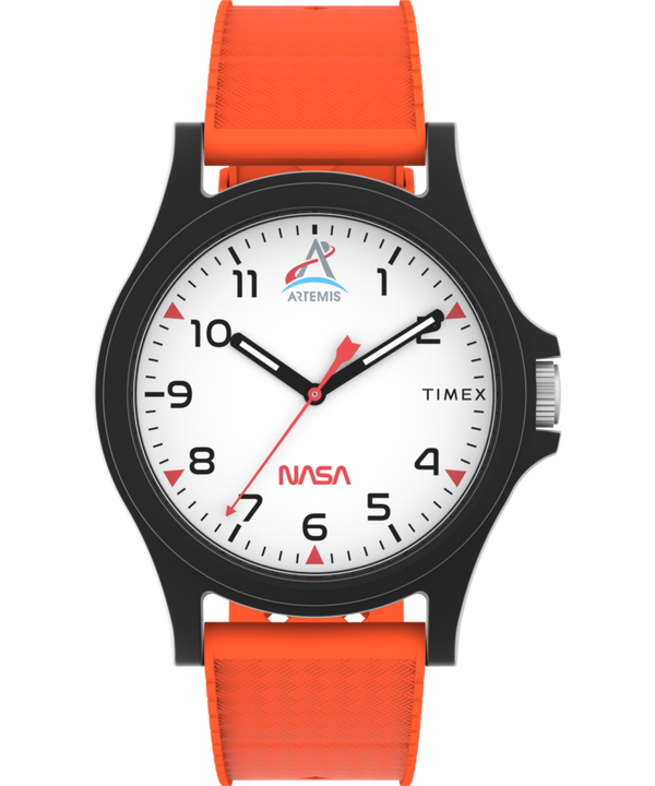Timex Main Street NASA Artemis 40mm Silicone Strap Watch