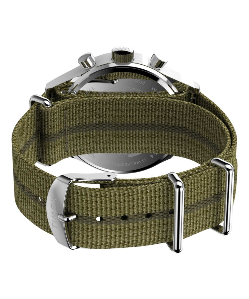 Timex Weekender New England Chronograph 40mm Eco-Conscious Fabric Strap Watch, photo 6