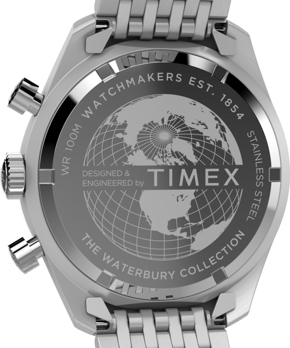 Waterbury Traditional Chronograph 41mm Stainless Steel Bracelet Watch, photo 6