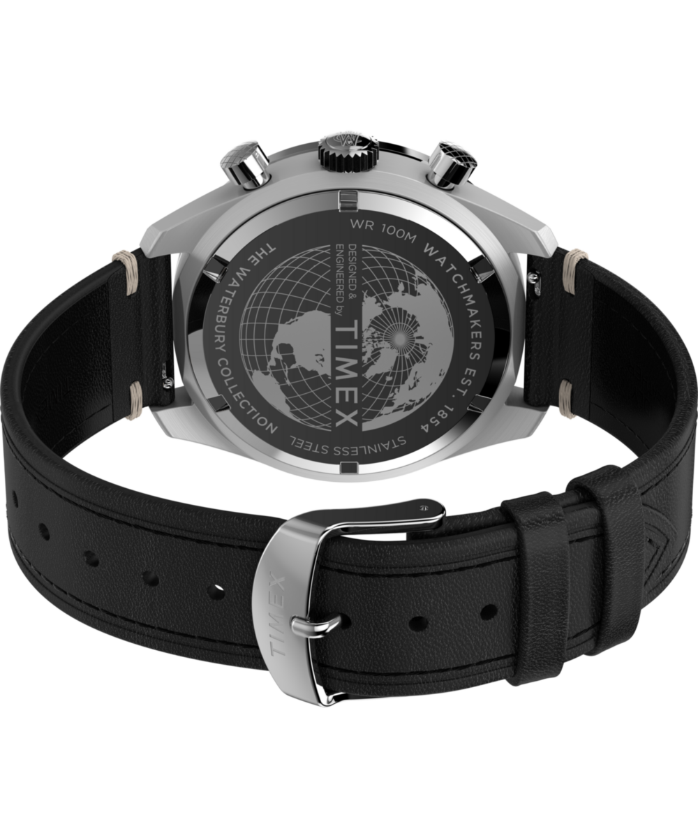 Waterbury Traditional Chronograph 41mm Leather Strap Watch, photo 7