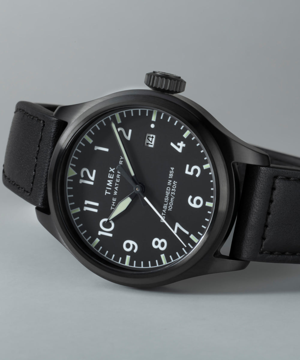 Waterbury Ace 41mm Leather Strap Watch, photo 7