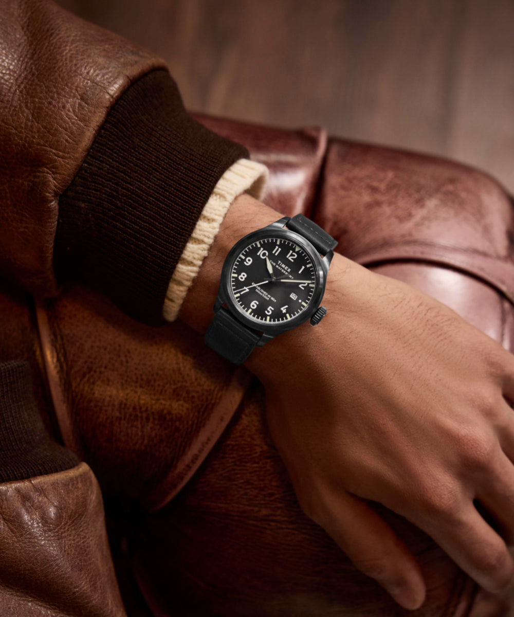 Waterbury Ace 41mm Leather Strap Watch, photo 2