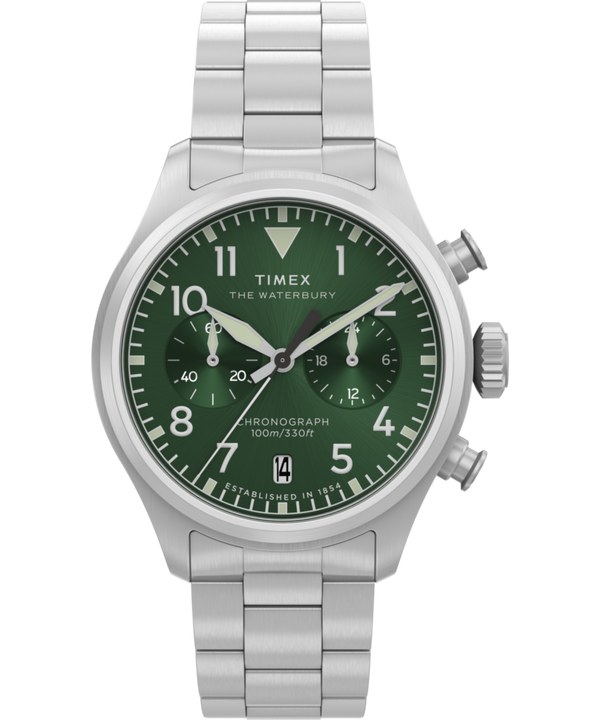 Waterbury Ace Chronograph 41mm Stainless Steel Bracelet Watch