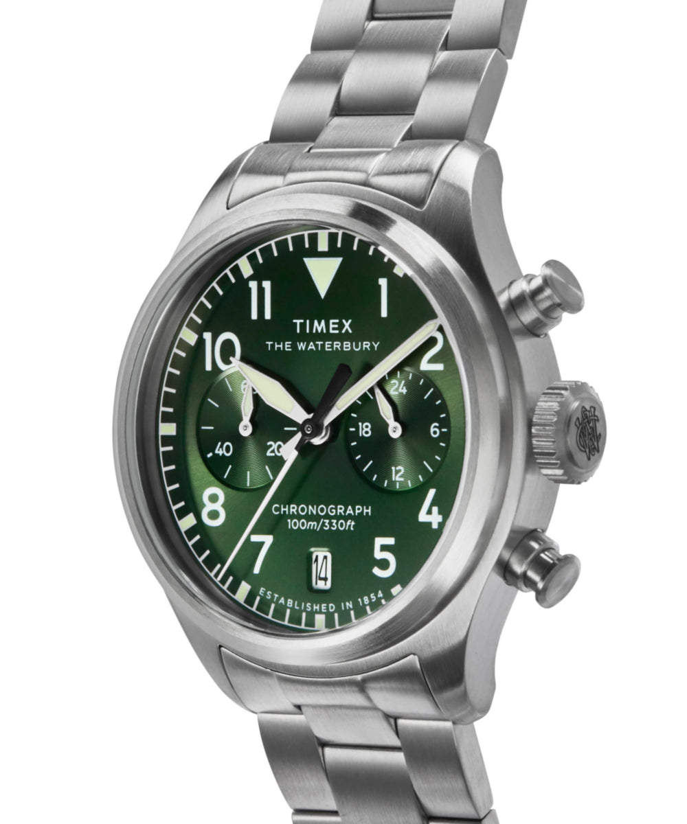 Waterbury Ace Chronograph 41mm Stainless Steel Bracelet Watch, photo 7