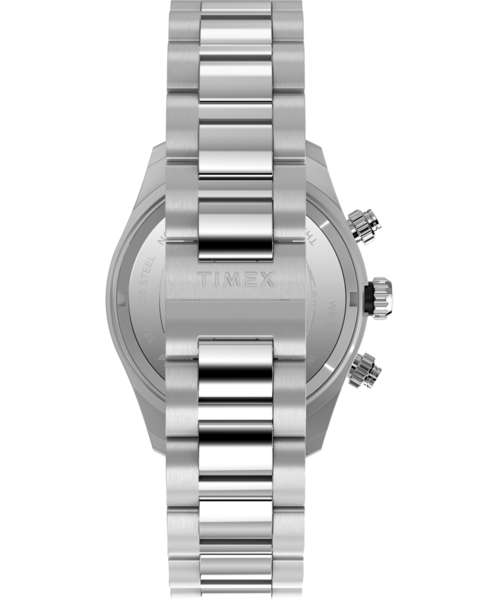 Waterbury Heritage Chronograph 39mm Stainless Steel Bracelet Watch, photo 5