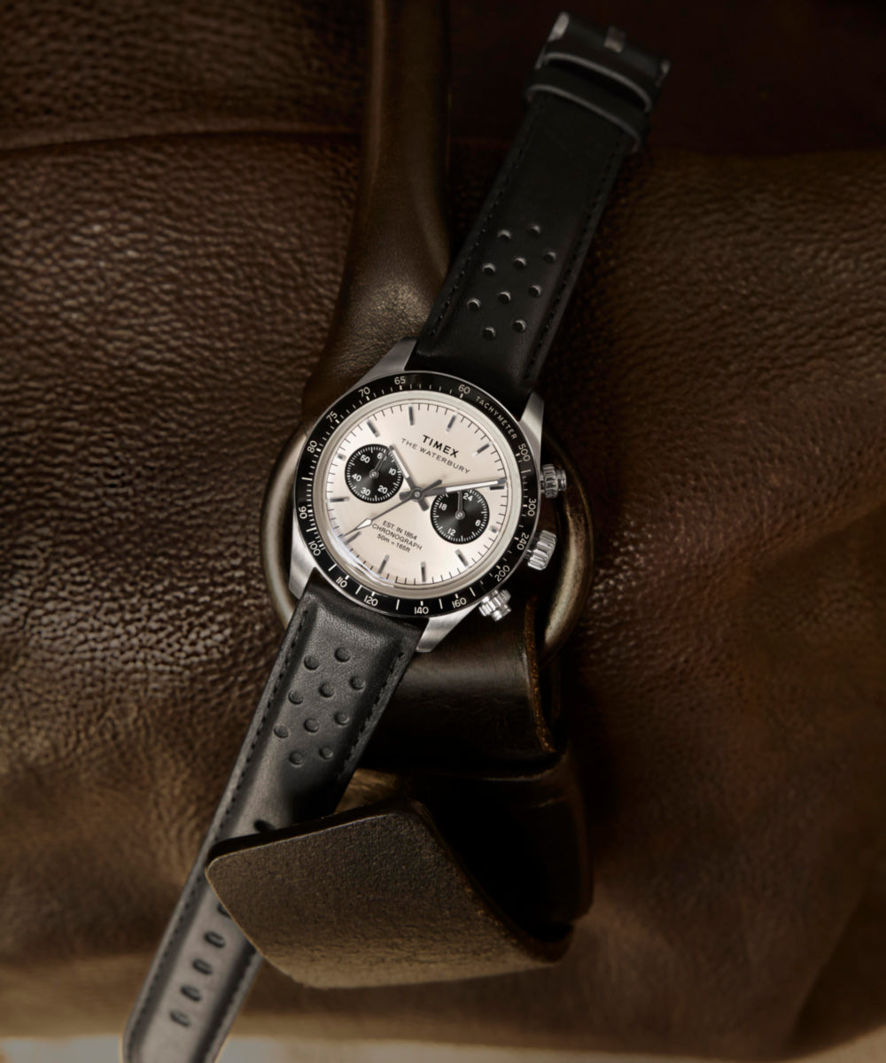 Waterbury Heritage Chronograph 39mm Leather Strap Watch, photo 9