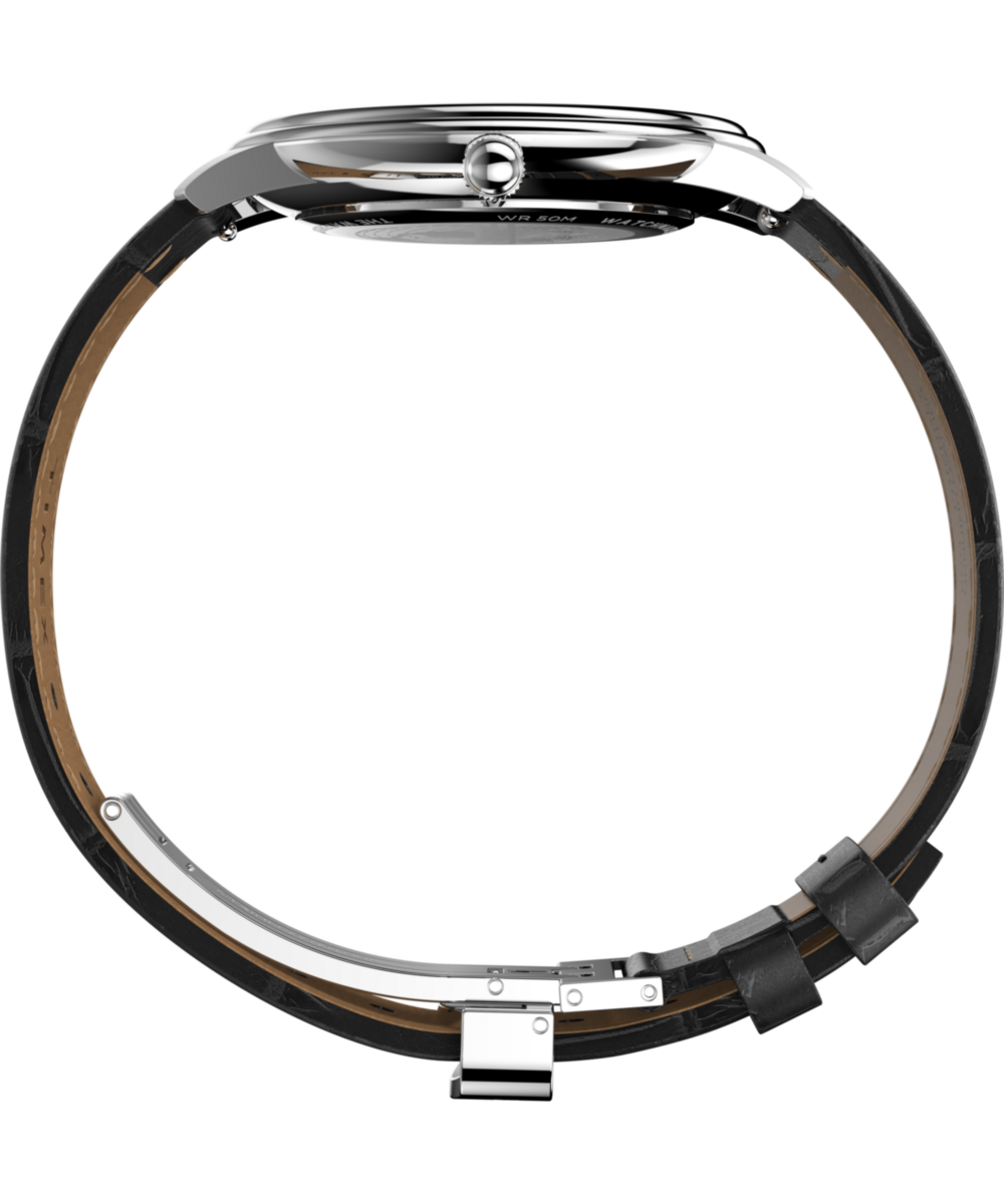 Waterbury Metropolitan Sub-Second 39mm Leather Strap Watch, photo 3