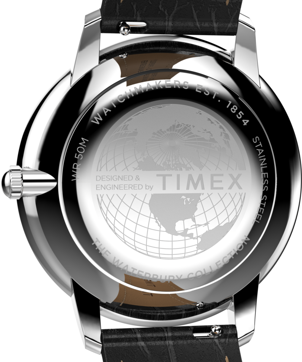 Waterbury Metropolitan Sub-Second 39mm Leather Strap Watch, photo 5
