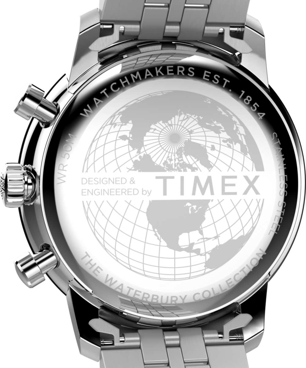 Waterbury Metropolitan Chronograph 41mm Stainless Steel Bracelet Watch, photo 5