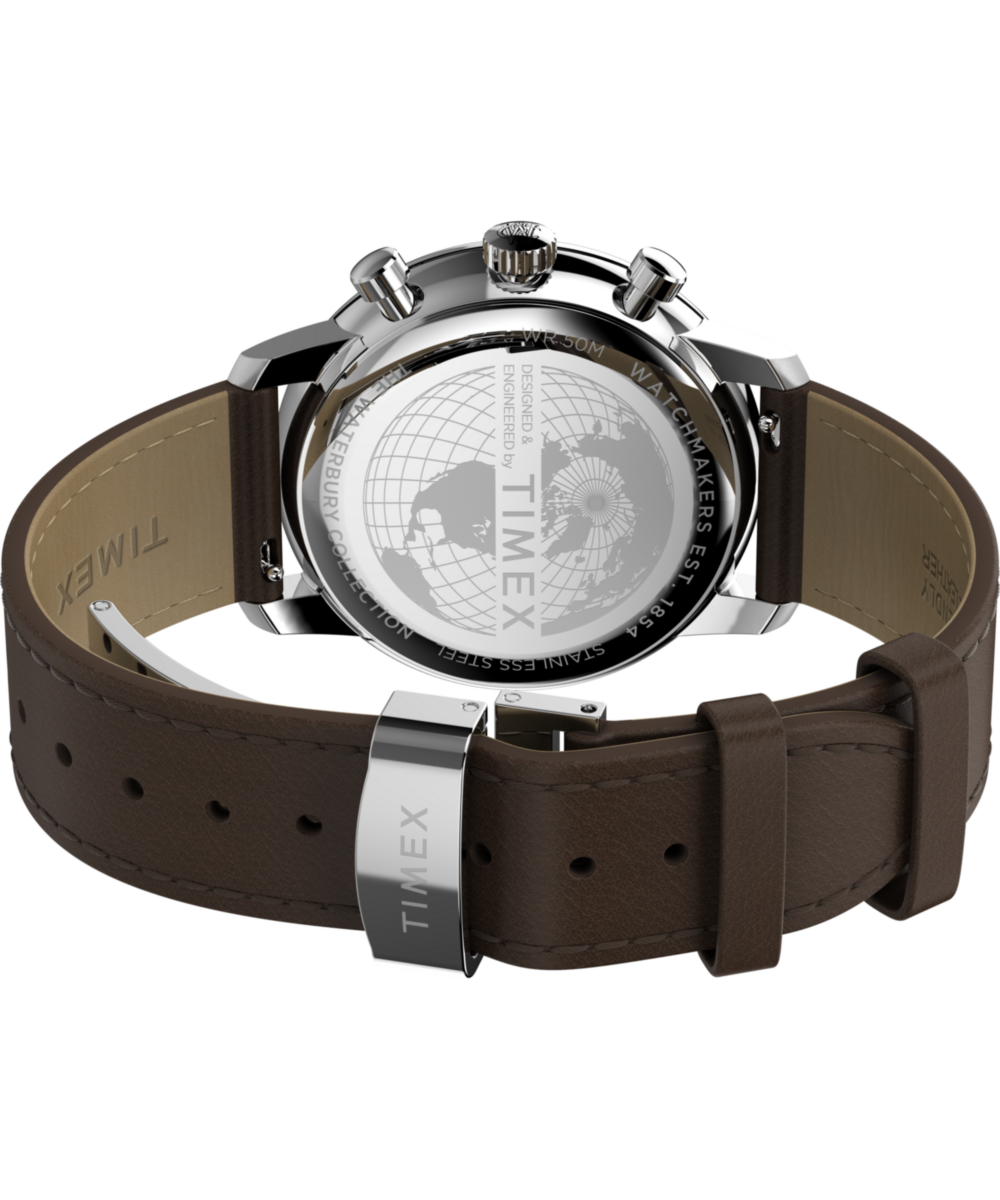 Waterbury Metropolitan Chronograph 41mm Leather Strap Watch, photo 6