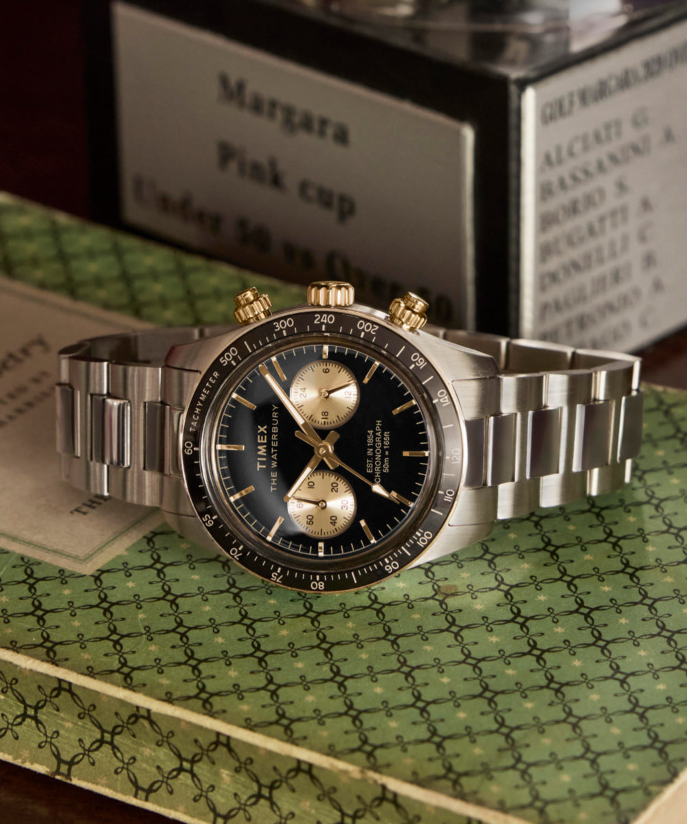 Waterbury Heritage Chronograph 39mm Stainless Steel Bracelet Watch, photo 8