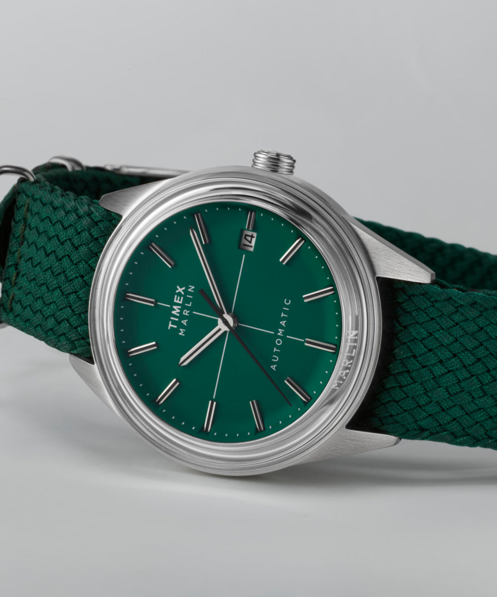 Marlin® Jet Automatic 38mm Fabric Strap Watch, photo 6