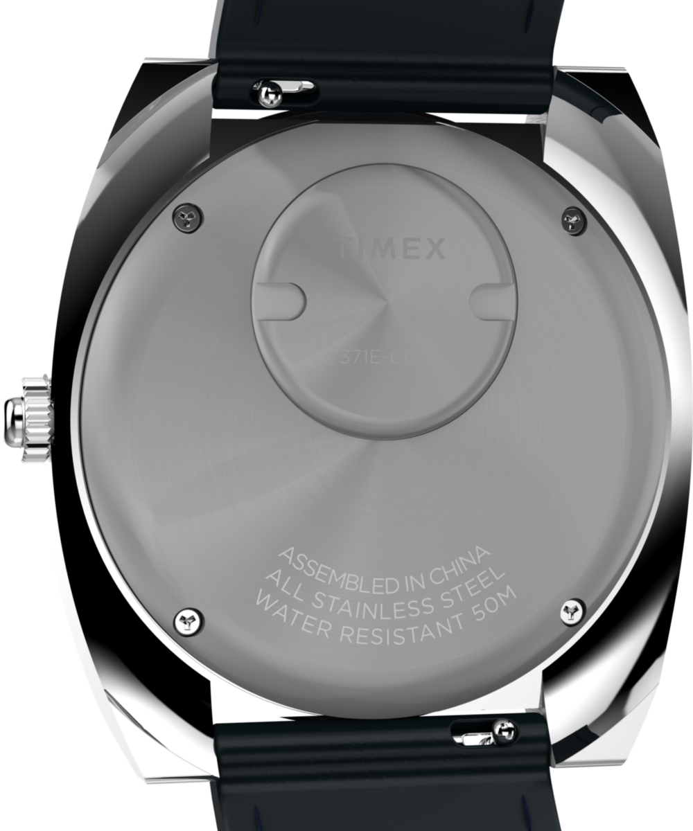Q Timex® 1972 World Time 39mm Leather Strap Watch, photo 4