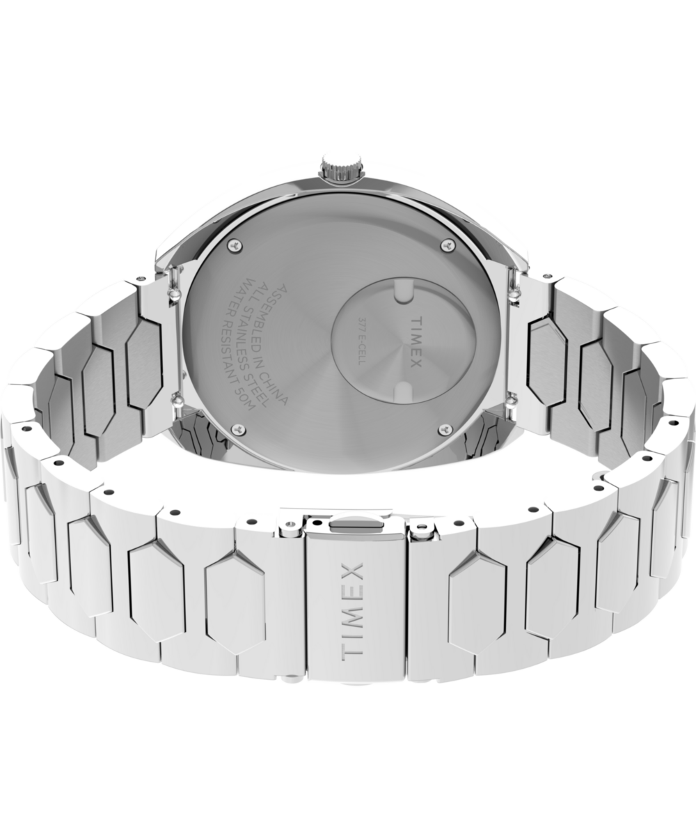 Q Timex® 1972 Time Machine Reissue 39mm Stainless Steel Bracelet Watch, photo 6
