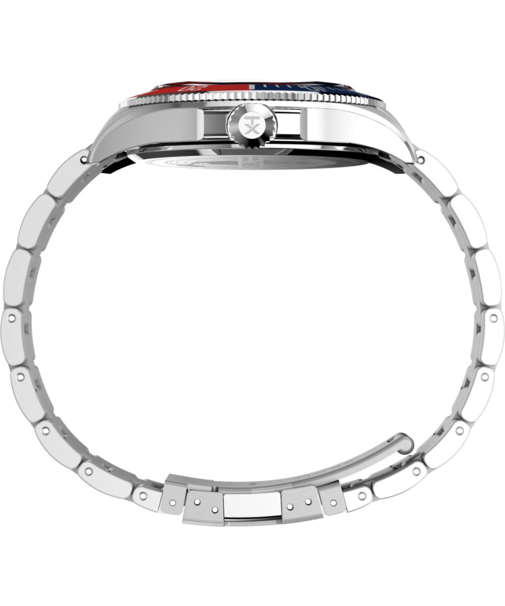 Harborside Coast Multifunction 43mm Stainless Steel Bracelet Watch, photo 3