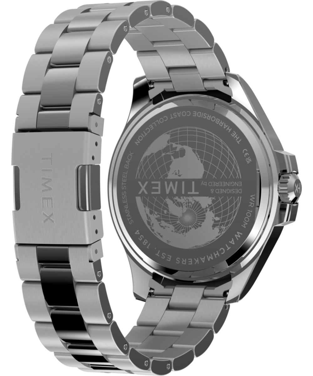 Harborside Coast Multifunction 43mm Stainless Steel Bracelet Watch, photo 6