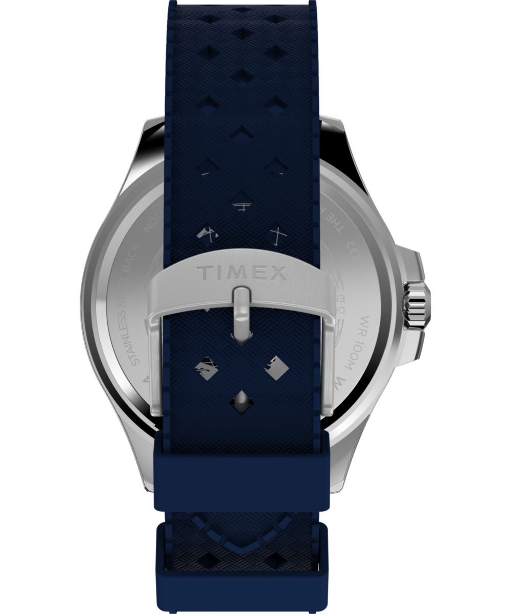 Harborside Coast Multifunction 43mm Synthetic Rubber Strap Watch, photo 3