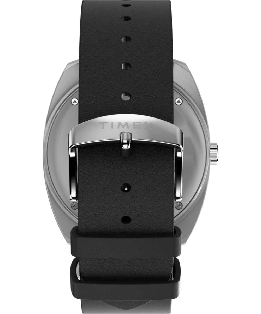 Q Timex® 1975 Enigma 37mm Leather Strap Watch, photo 3