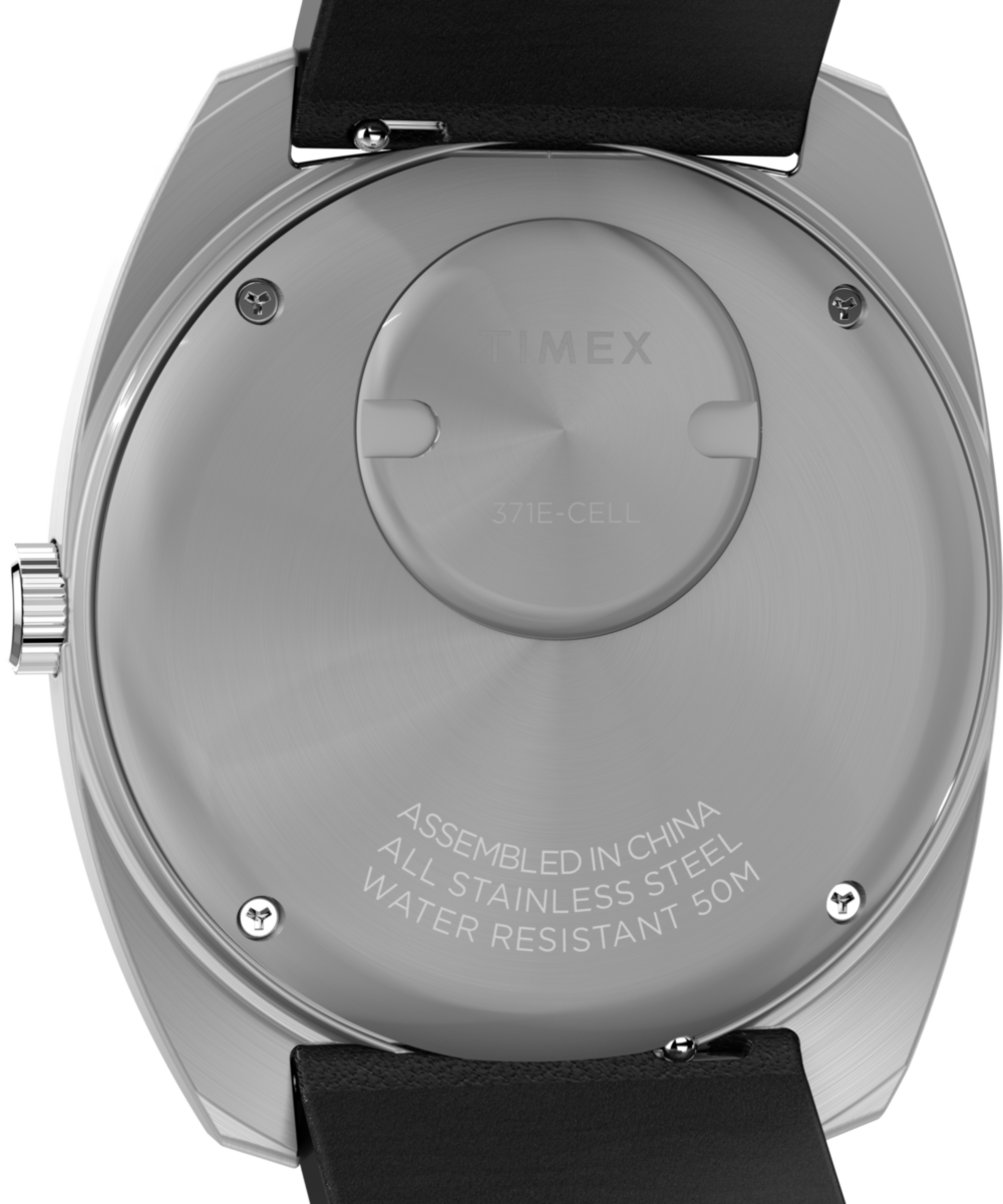 Q Timex® 1975 Enigma 37mm Leather Strap Watch, photo 4