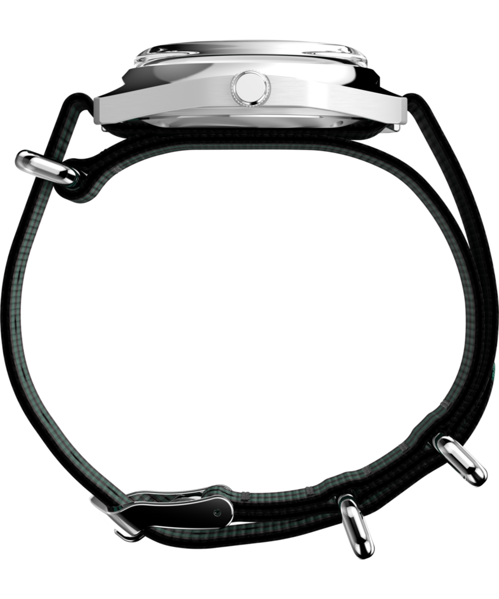Q Timex® 1975 Enigma 37mm Fabric Strap Watch, photo 2