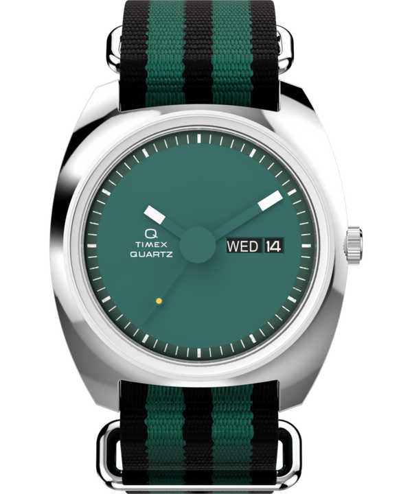 Q Timex® 1975 Enigma 37mm Fabric Strap Watch