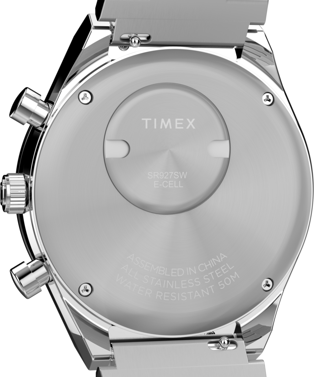 Q Timex® Chronograph 40mm Stainless Steel Bracelet Watch, photo 6