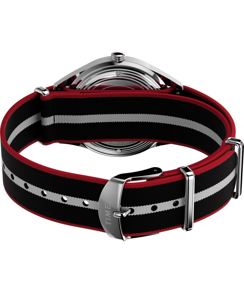 Marlin® Jet Quartz 38mm Fabric Strap Watch, photo 5
