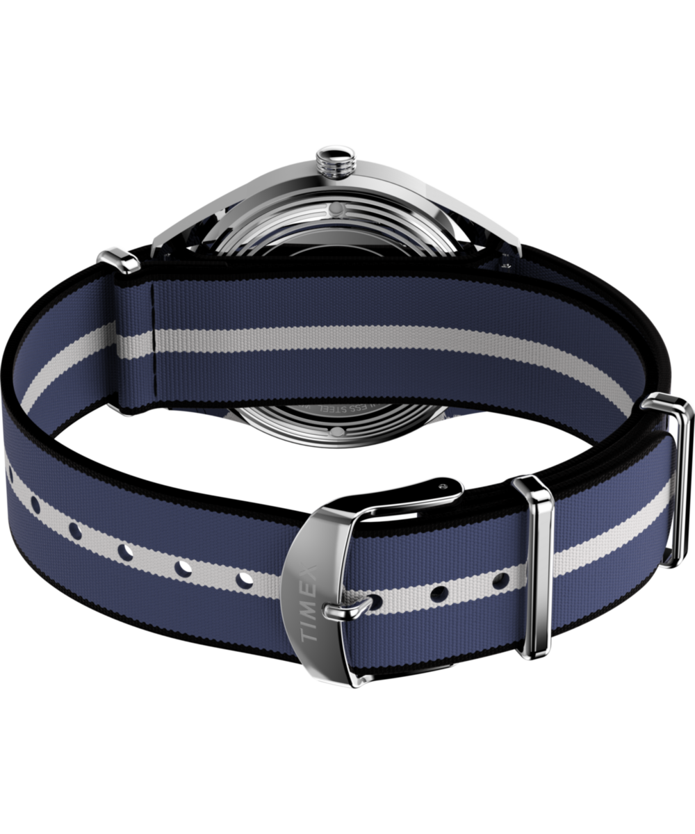 Marlin® Jet Quartz 38mm Fabric Strap Watch, photo 5