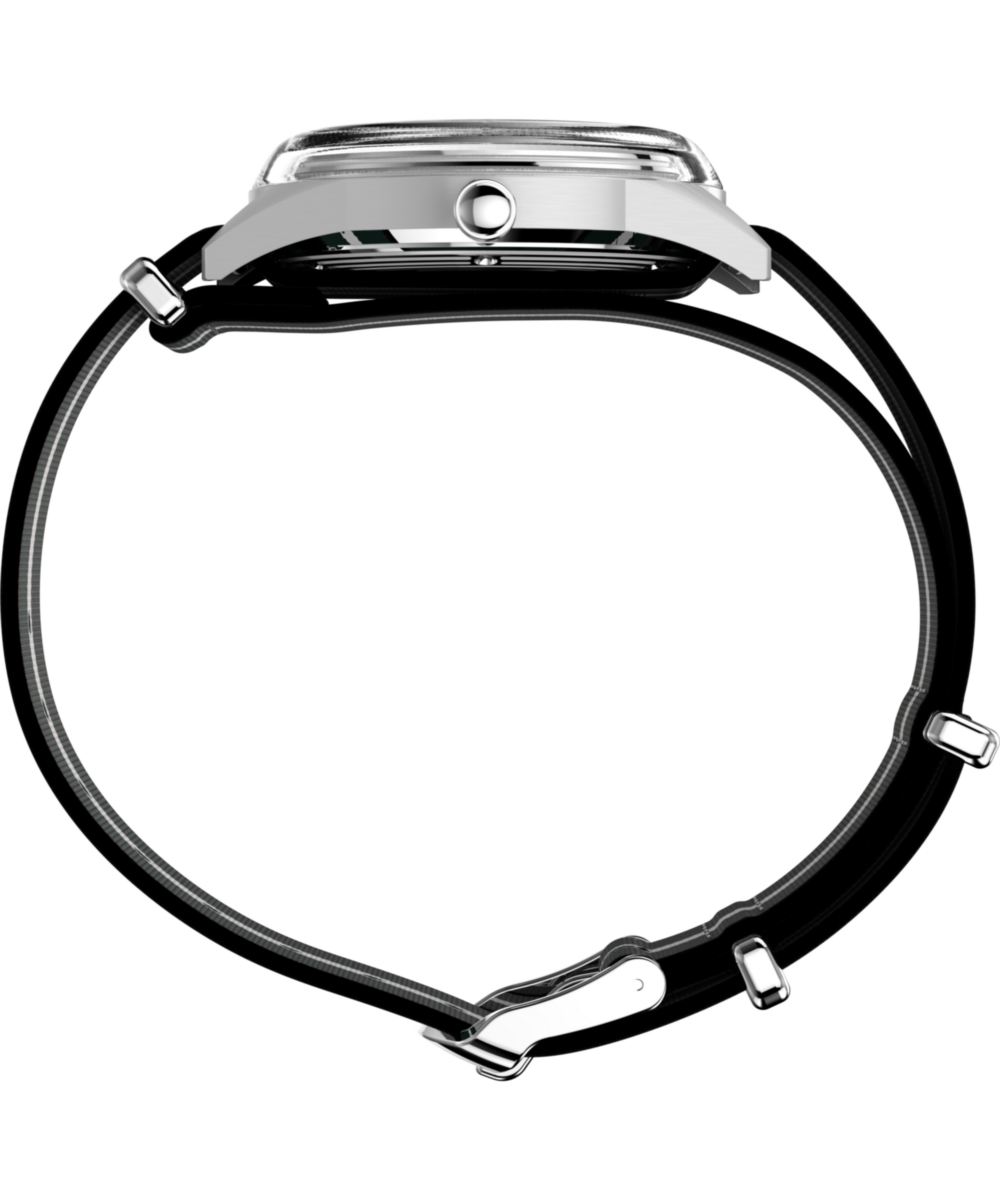Marlin® Jet Quartz 38mm Fabric Strap Watch, photo 2
