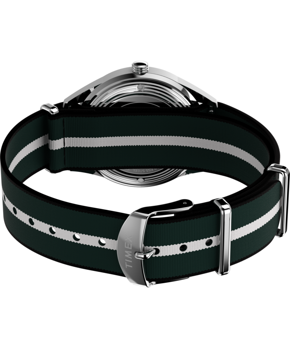 Marlin® Jet Quartz 38mm Fabric Strap Watch, photo 5