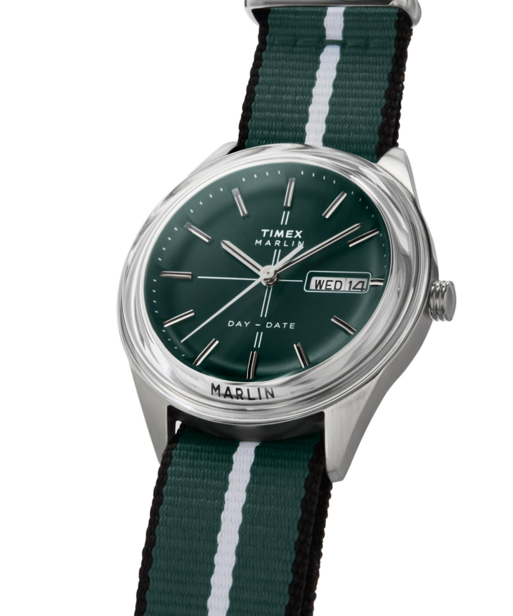 Marlin® Jet Quartz 38mm Fabric Strap Watch, photo 6