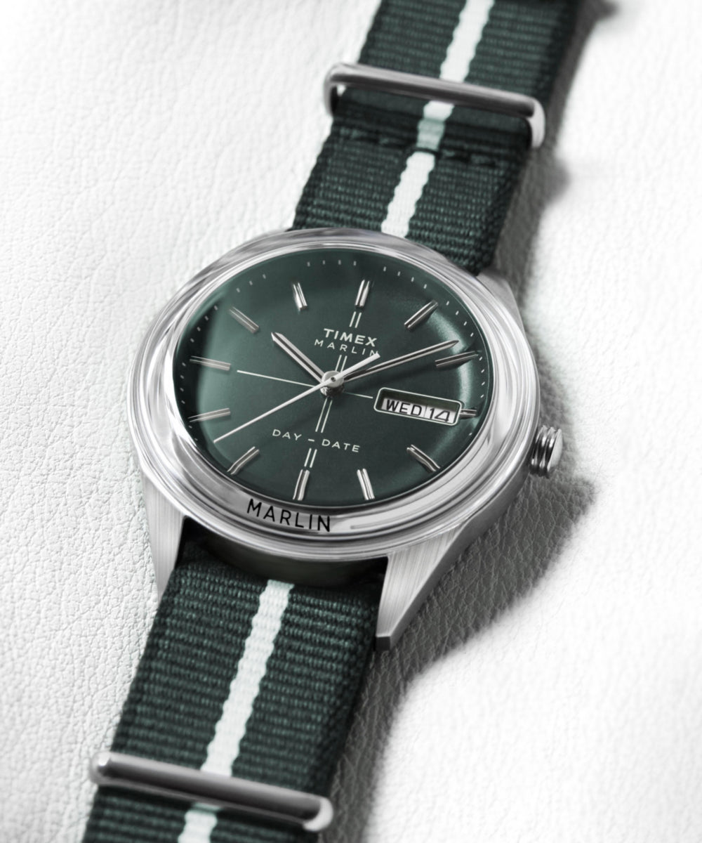 Marlin® Jet Quartz 38mm Fabric Strap Watch, photo 7