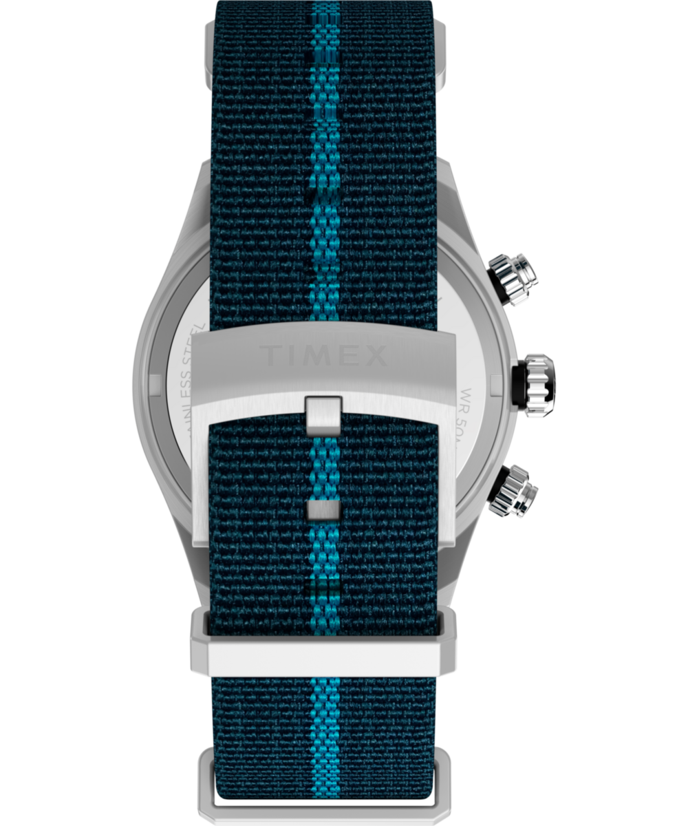 Waterbury Heritage Chronograph 39mm Fabric Strap Watch, photo 3