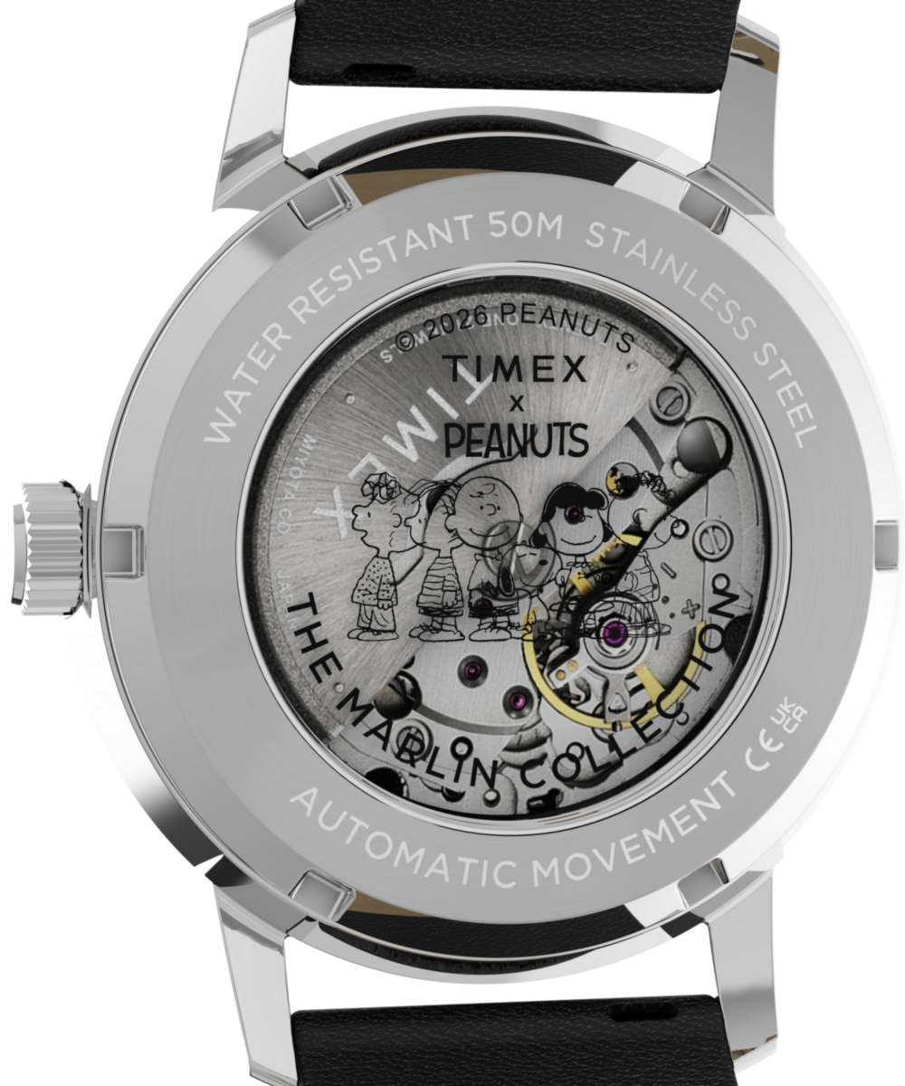 Peanuts® x Timex Marlin® Automatic Americana 40mm Leather Strap Watch, photo 5
