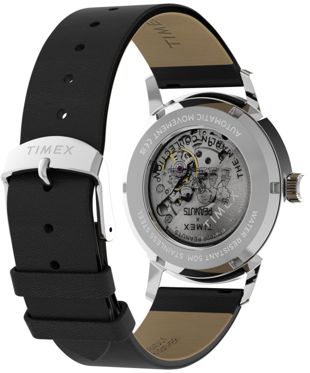 Peanuts® x Timex Marlin® Automatic Americana 40mm Leather Strap Watch, photo 6