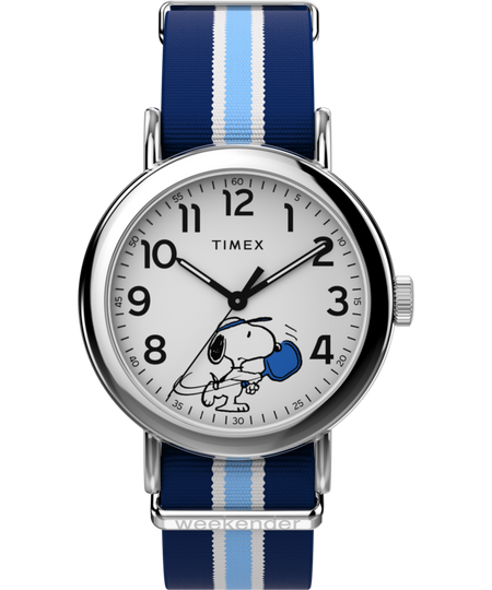 Peanuts® x Timex Weekender Pickleball 37mm Fabric Strap Watch