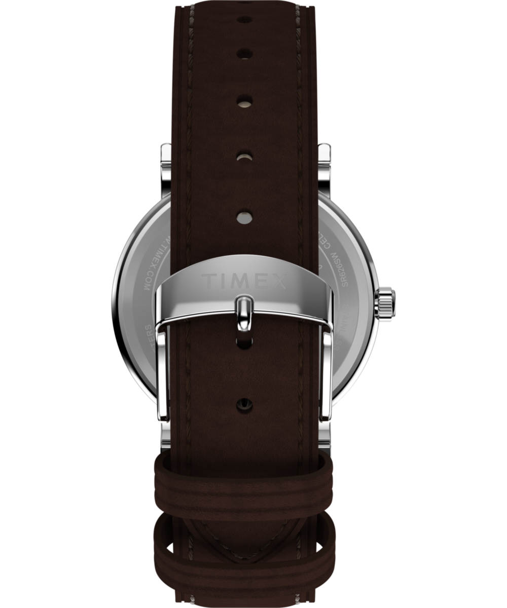 Peanuts® x Timex Weekender Baseball 38mm Leather Strap Watch, photo 3