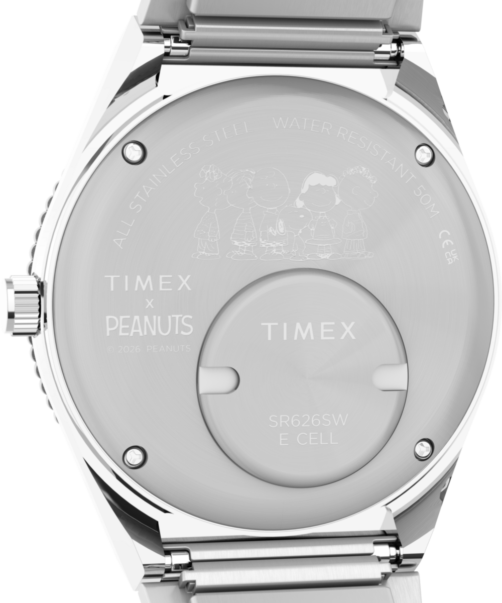 Peanuts® x Q Timex® 36mm Stainless Steel Expansion Band Watch, photo 6