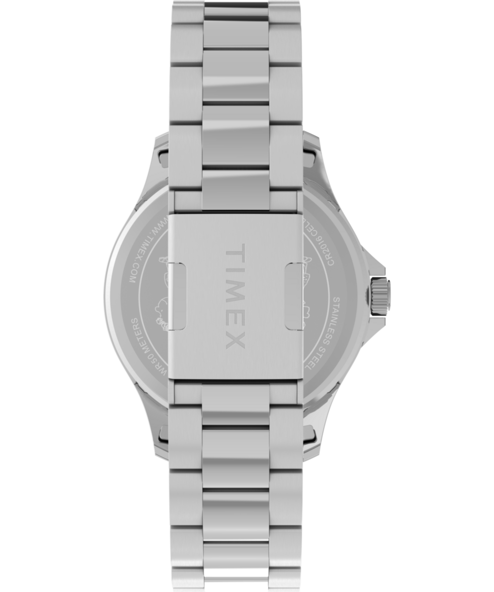 Peanuts® x Timex Navi Snoopy Soccer 41mm Stainless Steel Bracelet Watch, photo 4