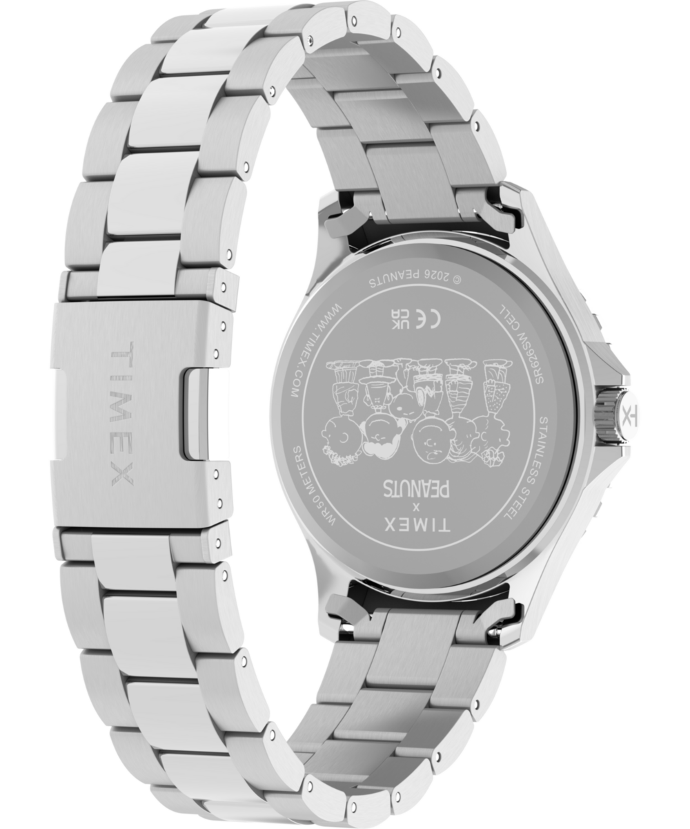 Peanuts® x Timex Navi Snoopy Soccer 41mm Stainless Steel Bracelet Watch, photo 6