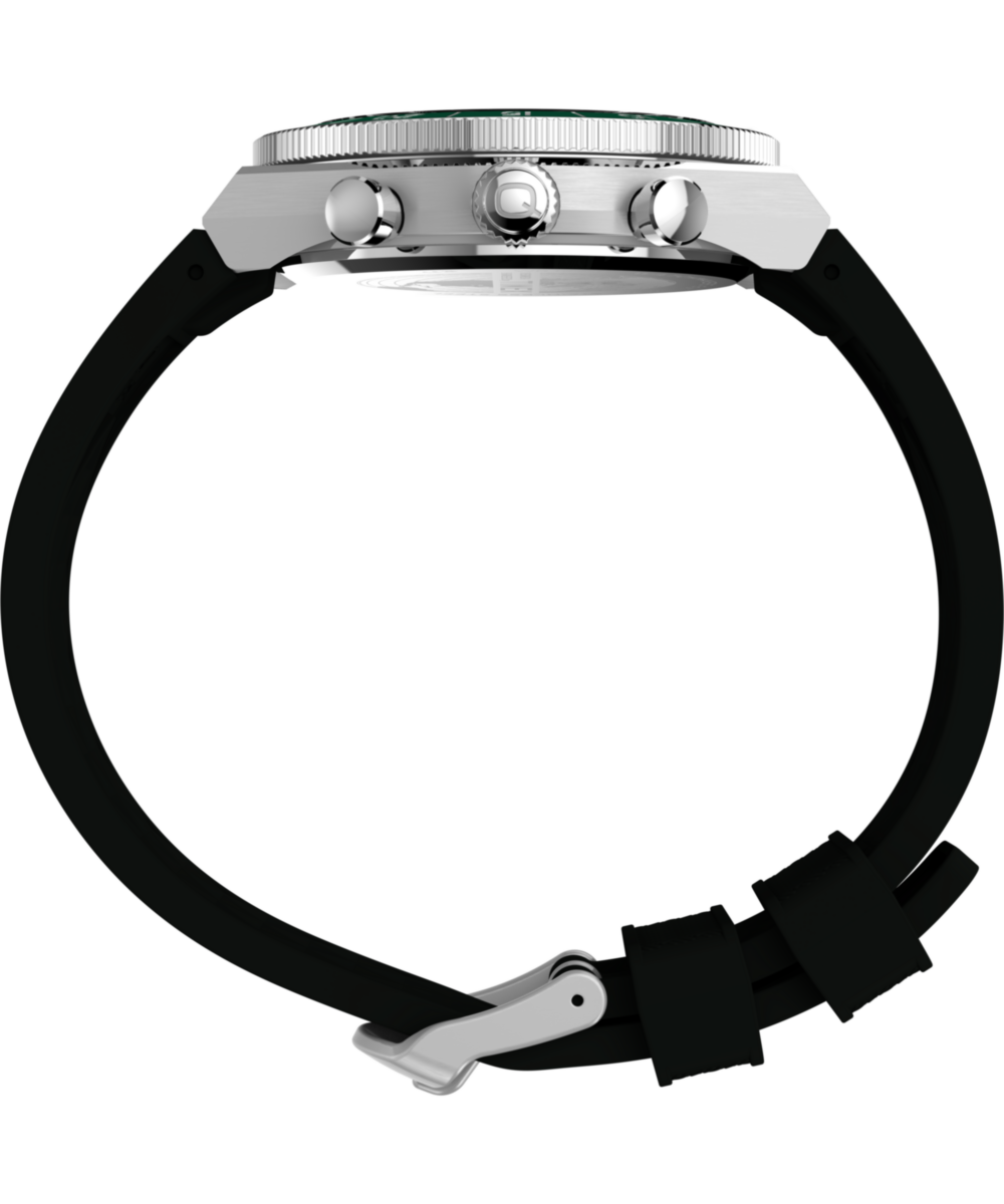 Q Timex Continental Chronograph 40mm Synthetic Rubber Strap Watch, photo 3