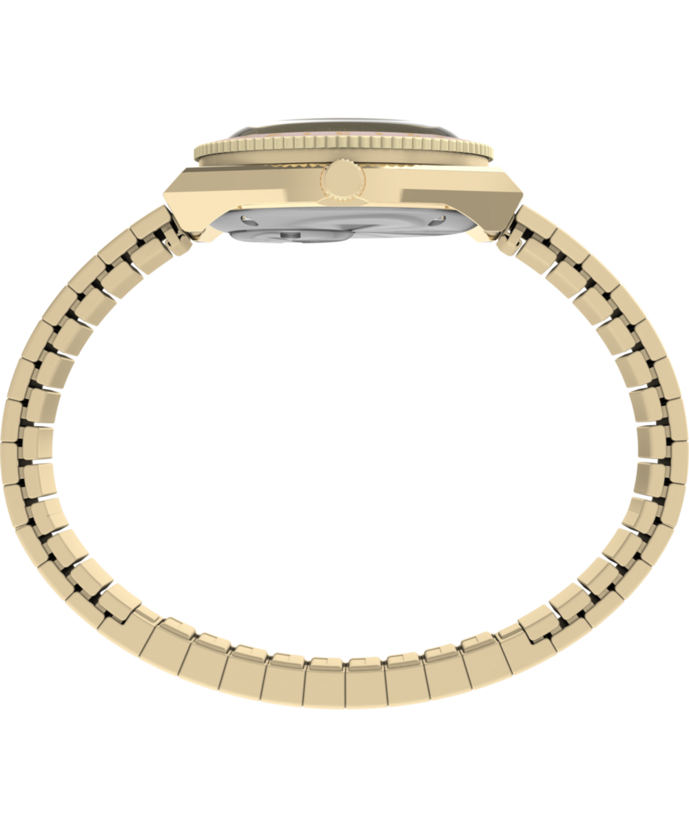Q Timex® Mini 30mm Stainless Steel Expansion Band Watch, photo 3
