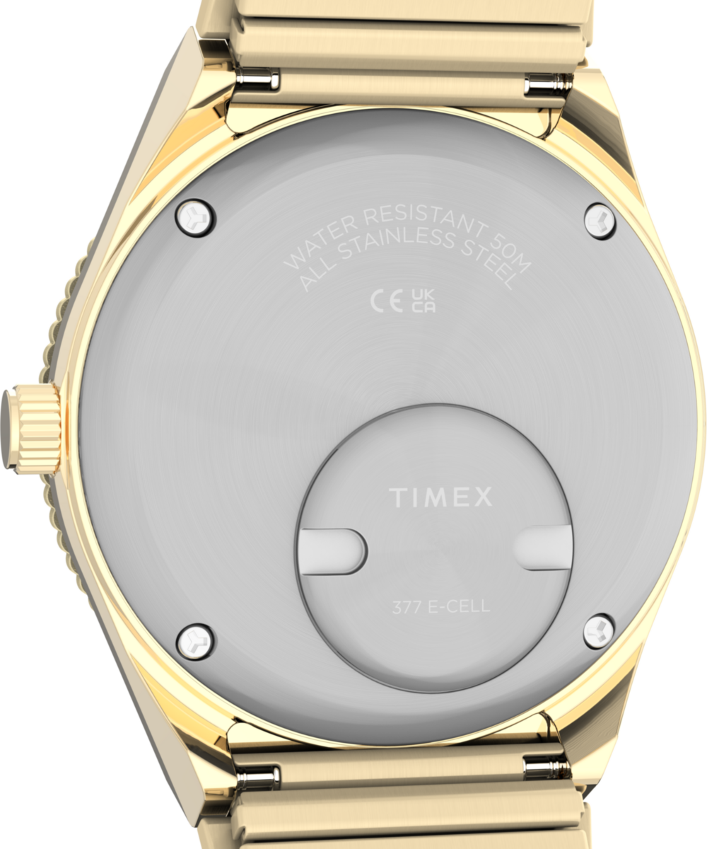 Q Timex® Mini 30mm Stainless Steel Expansion Band Watch, photo 5