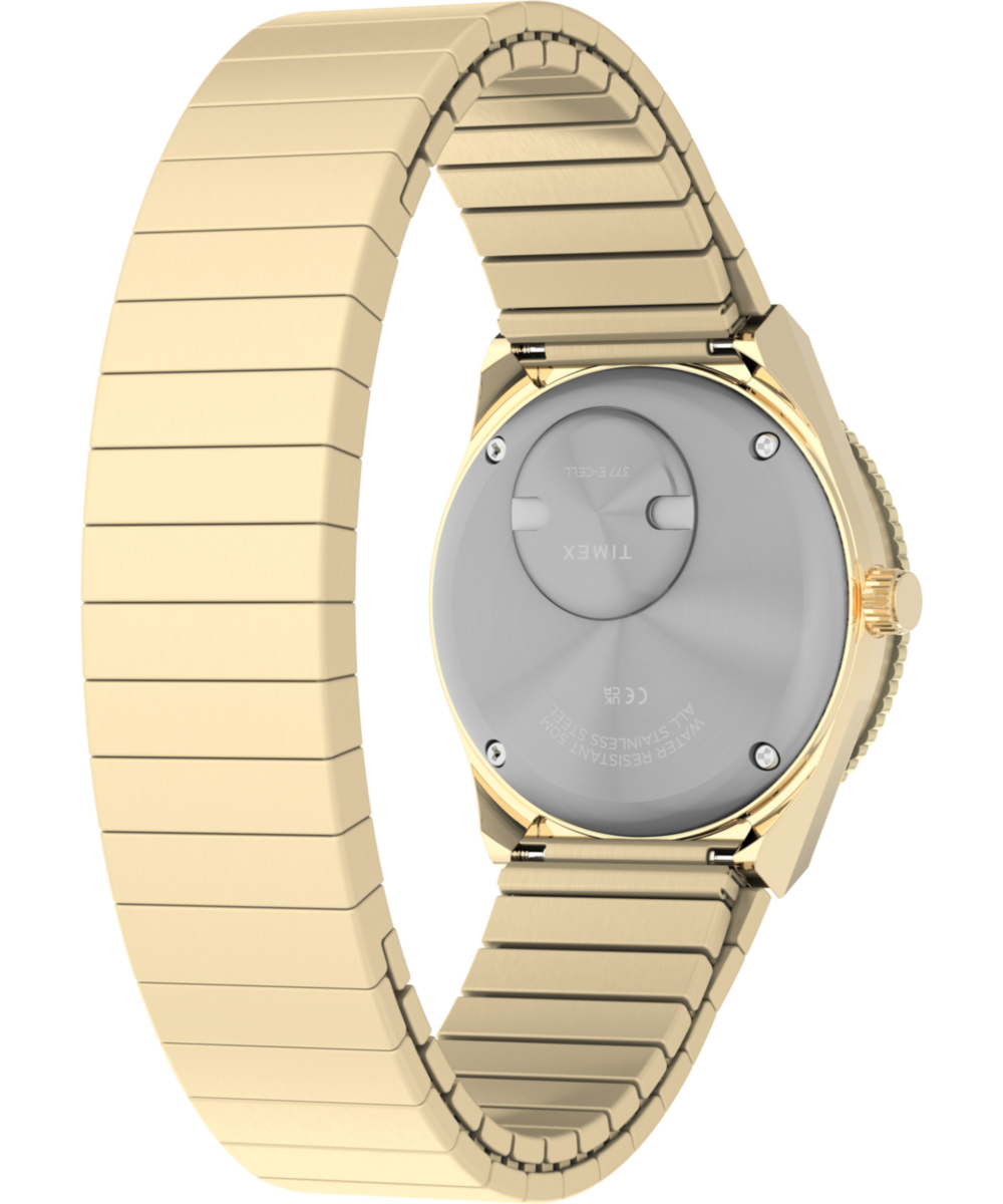 Q Timex® Mini 30mm Stainless Steel Expansion Band Watch, photo 6
