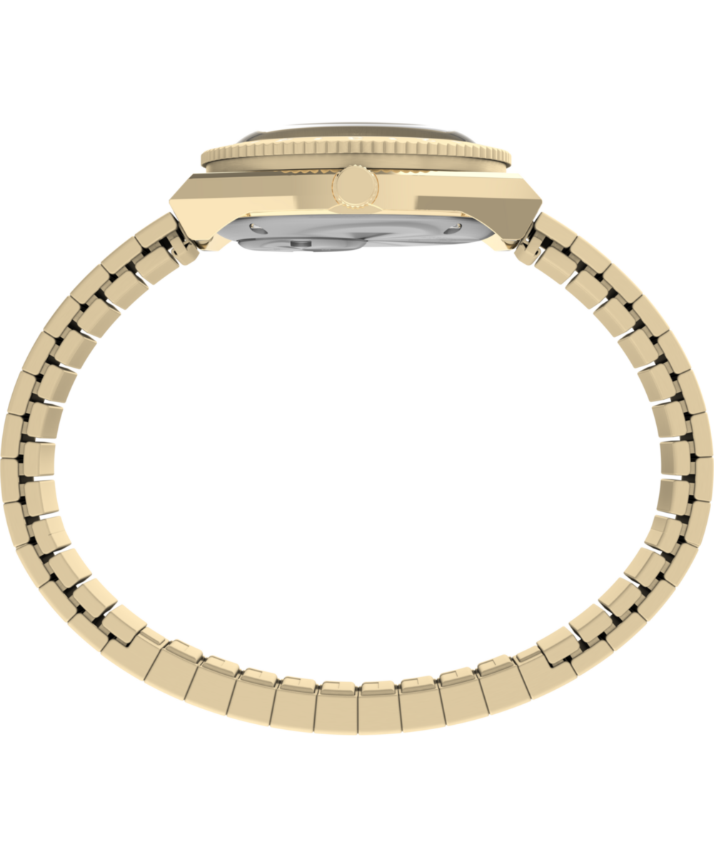Q Timex® Mini 30mm Stainless Steel Expansion Band Watch, photo 3