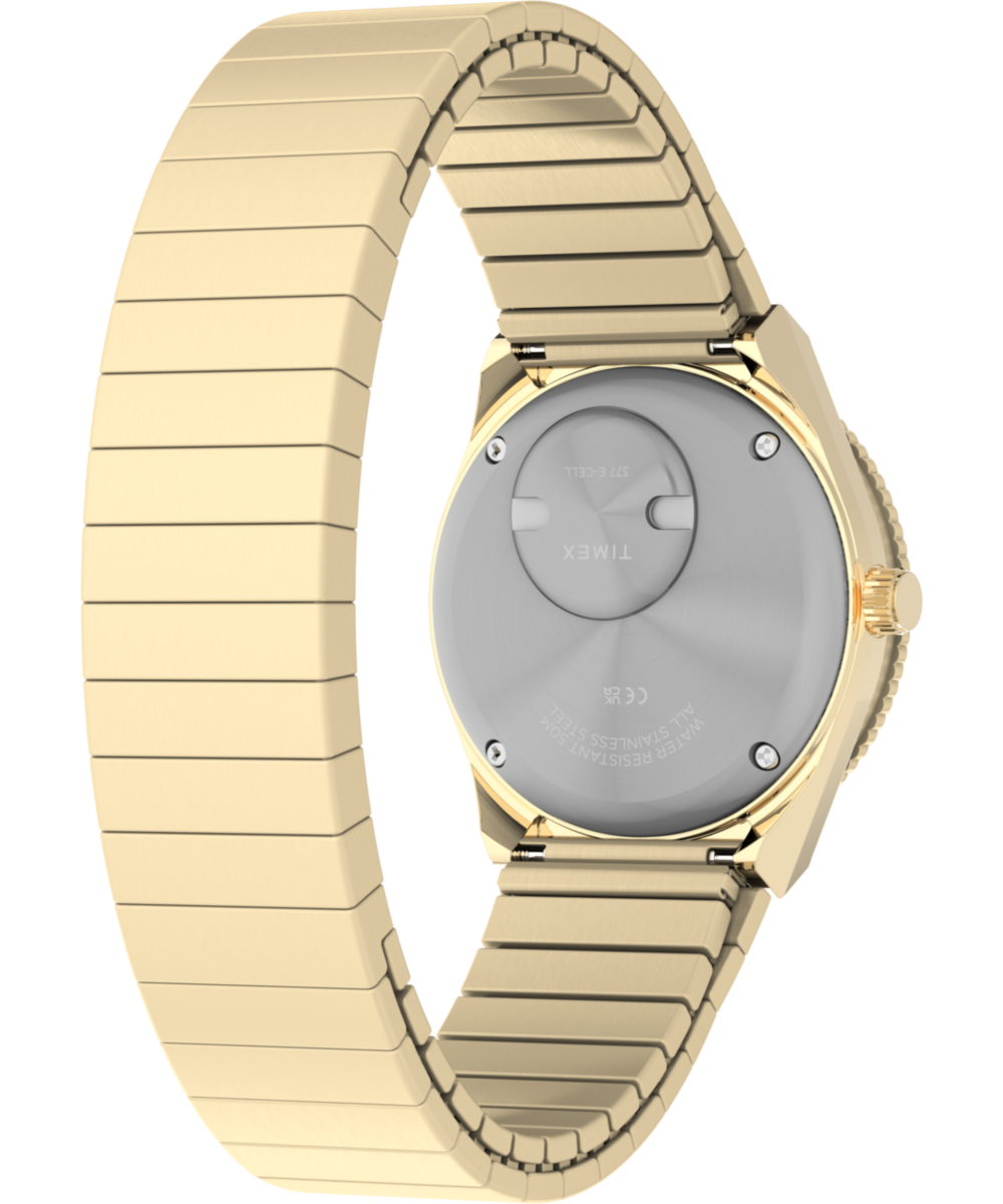 Q Timex® Mini 30mm Stainless Steel Expansion Band Watch, photo 6