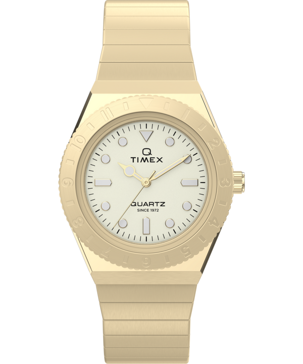 Q Timex® Mini 30mm Stainless Steel Expansion Band Watch