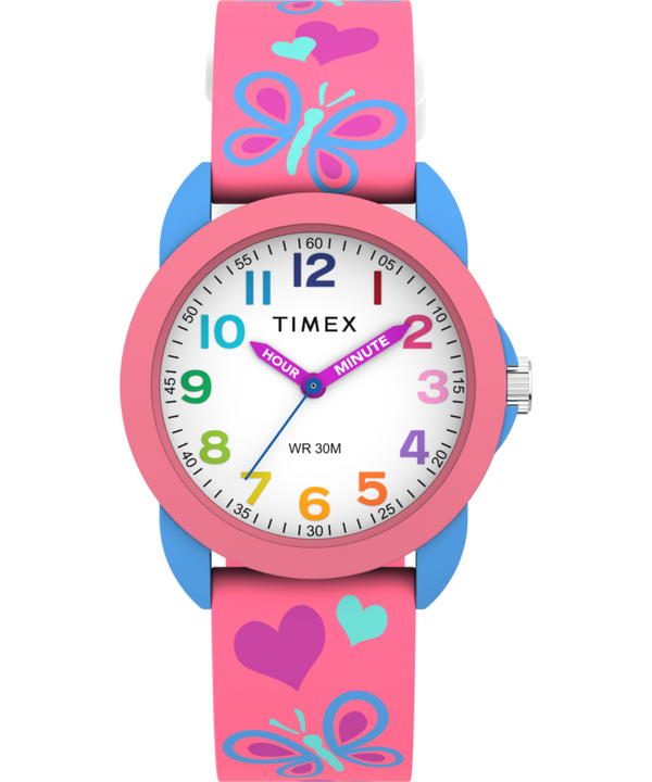 Timex Kids Time Teacher 30mm Silicone Strap Watch
