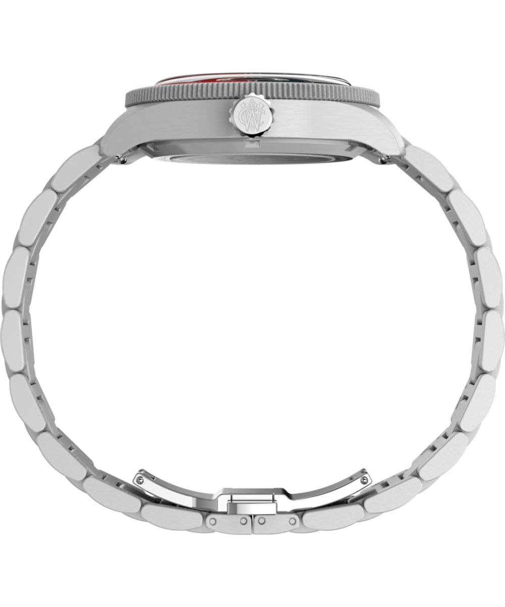 Waterbury Heritage Automatic GMT 41.5mm Stainless Steel Bracelet Watch, photo 2