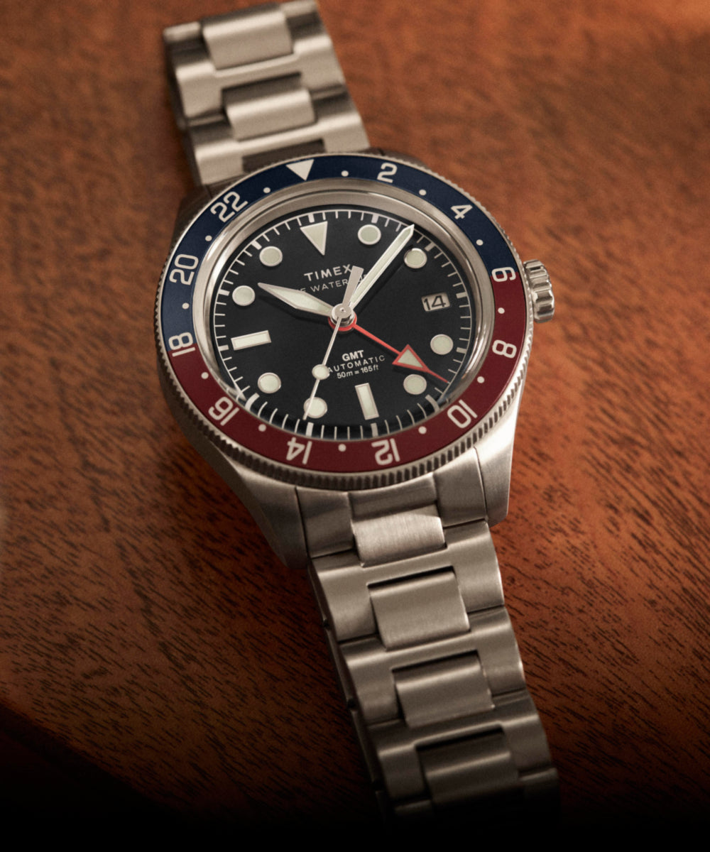 Waterbury Heritage Automatic GMT 41.5mm Stainless Steel Bracelet Watch, photo 6